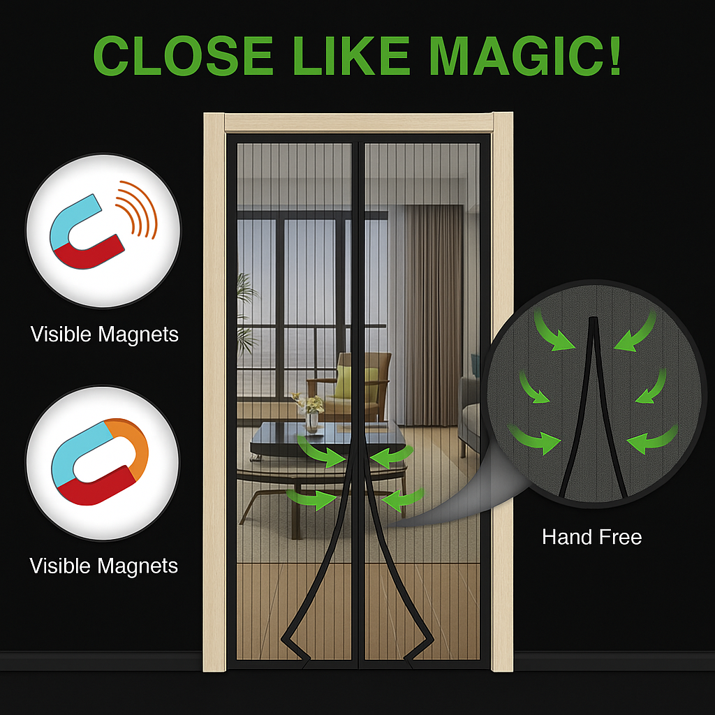 Solina™ Magnetic Screen Door